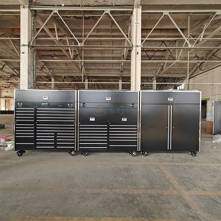 Black Garage Cabinet Combination