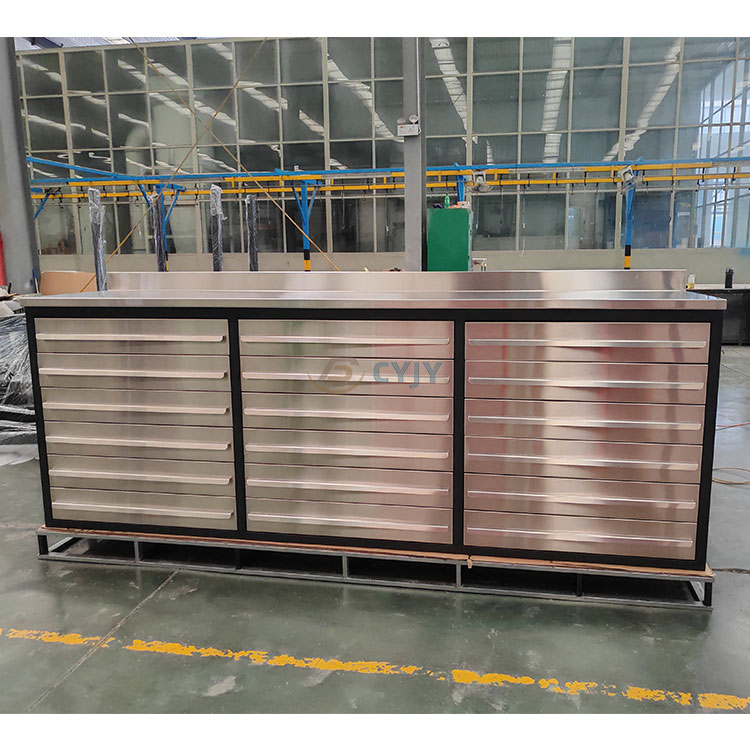 Stainless Steel Workbench With Drawers